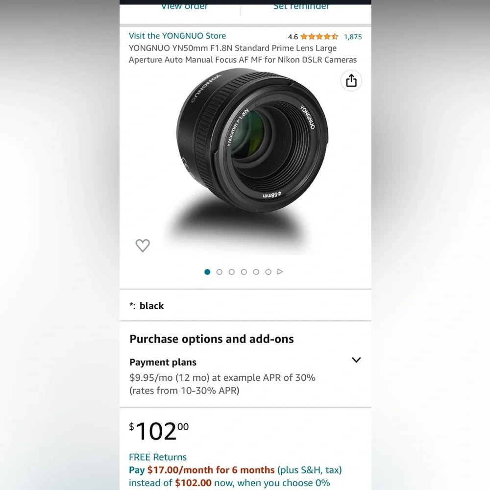 Nikon d3500 with two lens
